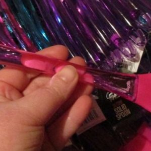 Pink Silicone & Plastic Solid Spoon - Cooke & Miller