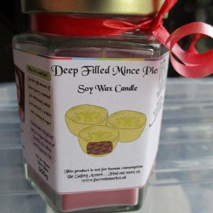 Deep Filled Mince Pies Scented Soy Wax Candle 300g