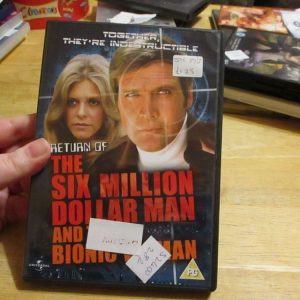 Return Of The Six Million Dollar Man And The Bionic Woman - DVD- LN Disc - VGC Case - Pal (S2400282)