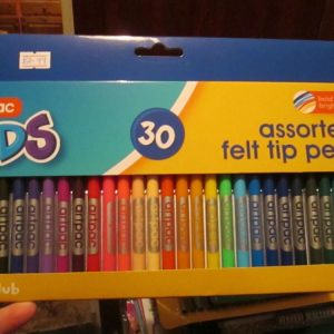 Artpac 30 Assorted Felt Tip Pens