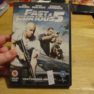 Fast & Furious 5 - DVD- FP Disc - VGC Case - Pal (S2400275)