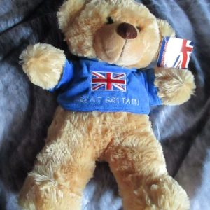 Great Britain T-Shirt Bear - PMS - Soft Toy