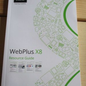 Serif Webplus x8 Resource Guide - Mint Condition