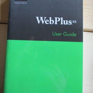 Serif Webplus x5 User Guide - Mint Condition