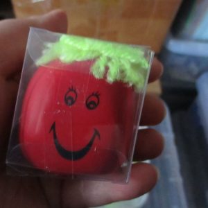 Red Funny Face Stretch Ball - Hoot