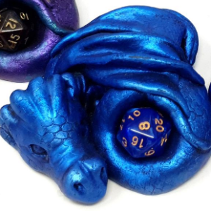 Blue Dice Dragon Ornament Decoration (W/ blue Dice)