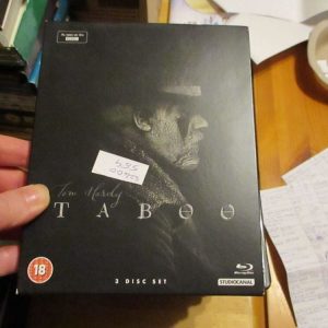 Taboo - Tom Hardy - 3 Disc Collection - Bluray - LN Disc - VGC Case - Pal (S2400589)