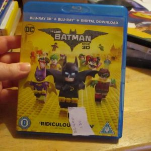 The Lego Batman Movie 3D - Bluray & DVD - LN Disc - VGC Case - Pal (S2400136)