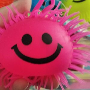 Pink Light Up Squishy Ball with colourful LED ball inside - Hoot