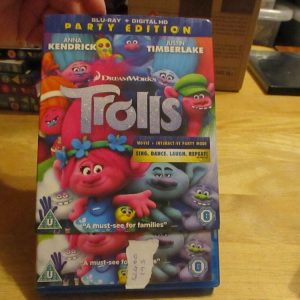 Dreamworks Trolls Party Edition - Bluray - FP/FS Disc - VGC Case - Pal (S2400193)