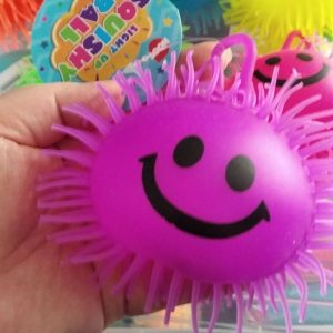 Purple Light Up Squishy Ball with colourful LED ball inside - Hoot