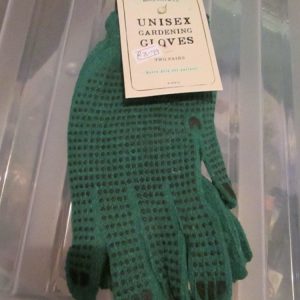Hollywell & Co Unisex Green Gardening Gloves - 2 Pair Pack