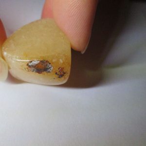 Polished Yellow Aventurine Quartz Healing Crystal Tumble Stone (y)#3