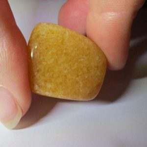 Polished Yellow Aventurine Quartz Healing Crystal Tumble Stone (y)#4