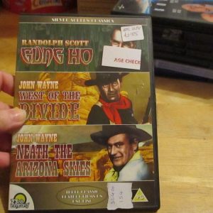 Silver Screen Classics - Gung Ho, West Of The Divide, Neath The Arizona Skies - DVD - LN Disc - VGC Case - Pal (S2400154)