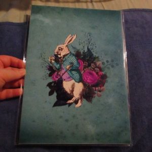 White Rabbit - Late - Alice In Wonderland - Professional Print - A4 Size. By Goblin Dreams