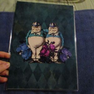 The Tweedles - Alice in Wonderland - Professional Print - A4 Size. By Goblin Dreams