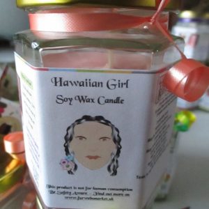 Hawaiian Girl Scented Soy Wax Candle 300g