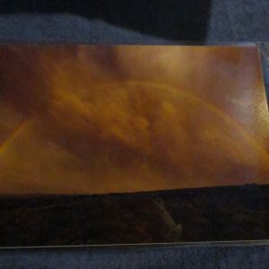 Rainbow over angry skies (Dartmoor) - Professional Print - A4 Size. By Goblin Dreams