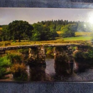 Clapper Bridge at Postbridge - Professional Print - A5 Size. By Goblin Dreams