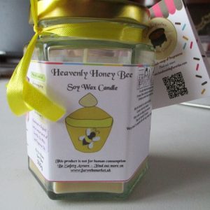 Heavenly Honey Bee Scented Soy Wax Candle 300g
