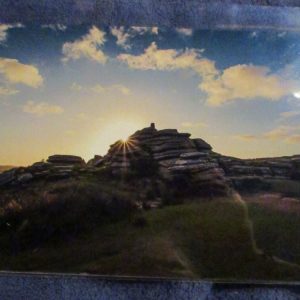 Sunrise over Bellever Tor - Professional Print - A5 Size. By Goblin Dreams