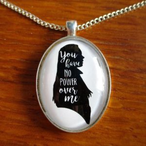"You have no power over me" - Labyrinth Quote Pendant with chain