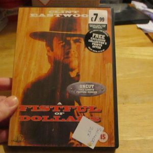 A Fistful Of Dollars - Uncut Full Length Feature Version - DVD - LN Disc - VGC Case - Pal (S2400256)
