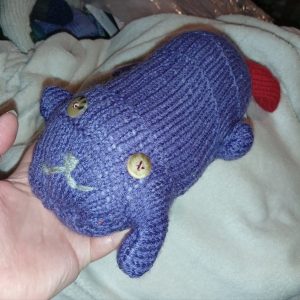 Traylawney the Dark Grape with Red Tail Midi Scuttlecat