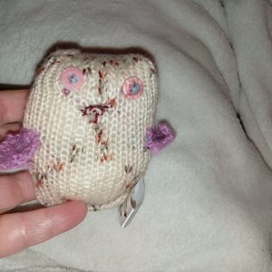 Sammie the PizzaDough with Lilac Wings Dinky Mini Owl