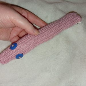 Audrey the Dusky Pink Slim Noodle Short Snake