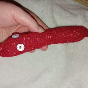 Rhufus the Dark Red Slim Noodle Short Snake