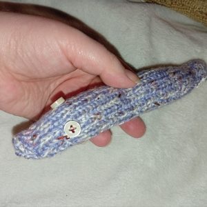 Hatty the Mottle Lavender and White Flecked Slim Noodle Short Snake