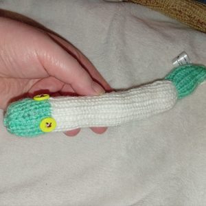 Nerice the Mint and White 3 Segment Slim Noodle Short Snake