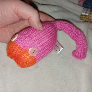Nancy the Fuchsia and Orange Midi Meeser