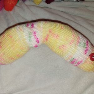 Cindy the Yellow Floral Chunky Short Snake