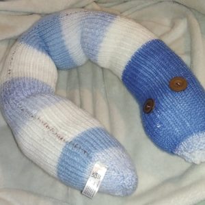 William the White and Blue Mottled Banded Giant Snake
