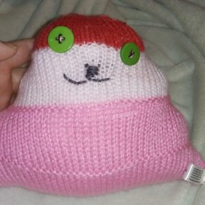 Bea the Red White Pink Banded Midi Terri