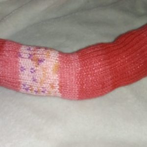 Olly the Red Floral Chunky Short Snake
