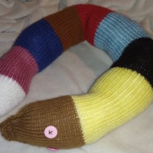 Jeremy the Chocolate Yellow and Dark Tones Banded Giant Snake