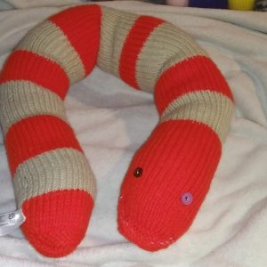 Wendel the Red and Latte Banded Giant Snake