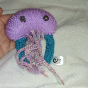 Sharla the Lavender with Rainbow Feelers Jellyfish