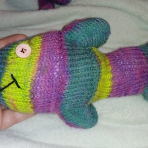 Spike the Green to Purple Magic Yarn Midi MerFish