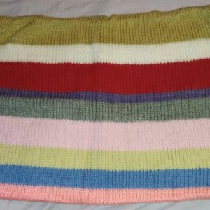 Blue Pink Red Grey Double Sided Size 1 Baby Blanket / Pet Bed Mat