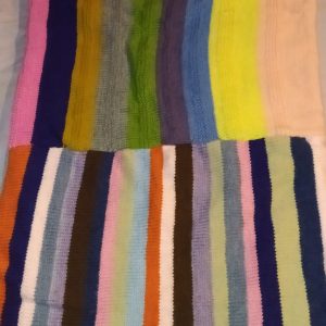 Blue Pink Green Purple Orange Brown Grey Double Sided Size 3 Baby Blanket / Pet Bed Mat