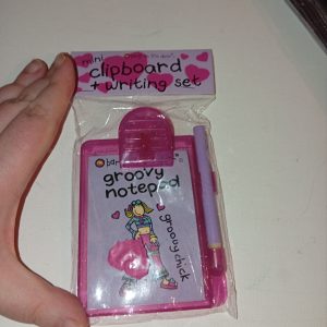 Bang On The Door Mini Clipboard Notepad - with Pencil/Eraser