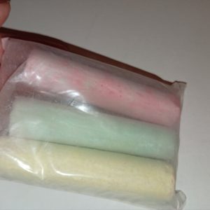 3 Piece Chunky Chalks Set - Green Pink Lemon(ES)