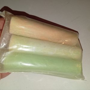3 Piece Chunky Chalks Set - Lime Green Peach Lemon(ES)