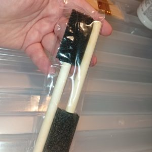 Twin Pack of Black Rectangle Chisel Tip Sponges - Back To School / Office Supply