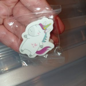Chunky Unicorn Design Novelty Eraser - Back To School / Office Supply
